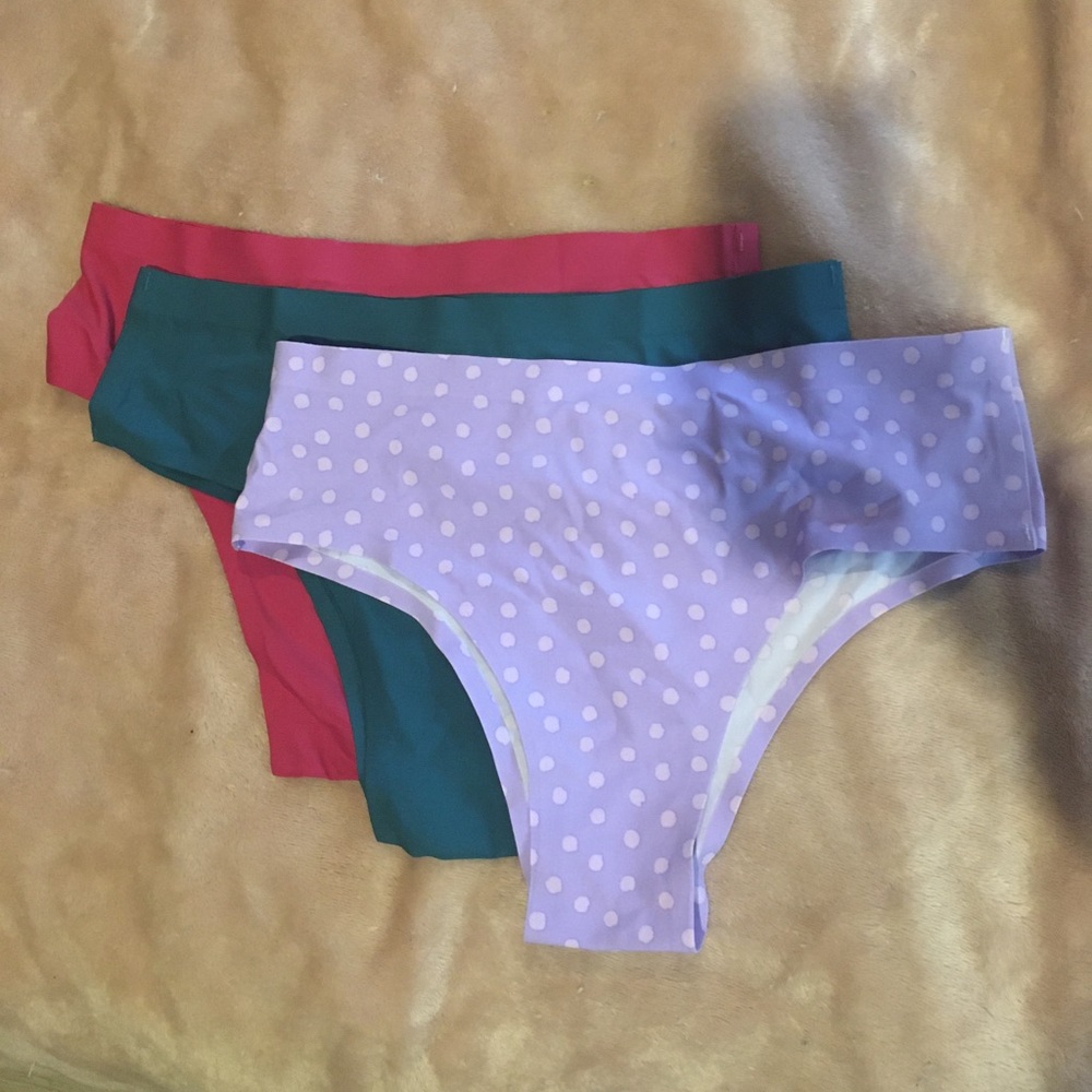 Three No Show Cheeky Panties